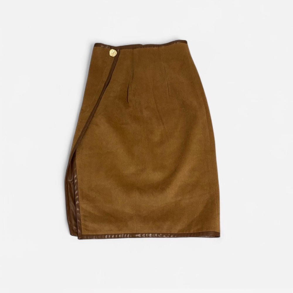 MOTF Tan Pencil Skirt